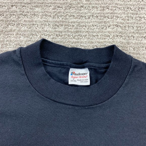 Vintage Stedman Hawaii Shirt Men XS Women S Black Hawaiian Shells Single Stitch - Picture 6 of 10